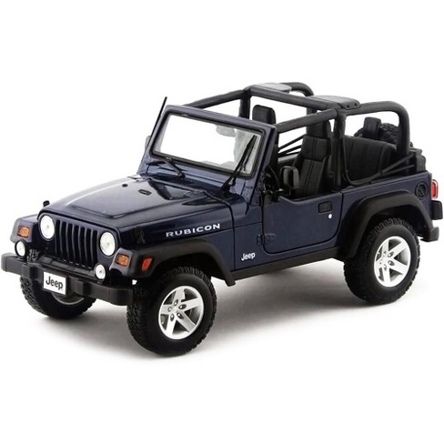 Jeep Wrangler Rubicon Deep Blue 1/18 Diecast Model Car By Maisto : Target