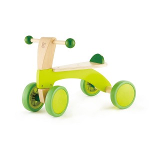 Hape: Scoot Around Ride-On Wood Balance Bike in Bright Green, Ages 1+ - 1 of 4