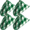 Slickblue Gingham Checkered Napkins 18"x18", Reversible, Yarn-Dyed Polyester, 9 Color Options – Pack of 4 or 10 - 2 of 4