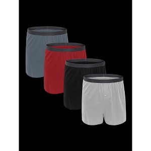 Fruit Of the Loom Fruit of the Loom Men's Premium Knit Boxers,4 Pack - 1 of 4