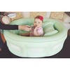 Swim Central 4-in-1 Room to Grow Portable Inflatable Baby Bathinet - Green - 2 of 4