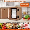Insulated Food Pan Carrier, 82Qt Capacity, Stackable Hot Box, Elastic Side Handles and Bucklesles - 4 of 4
