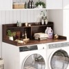 Aheaplus Countertop over Washer and Dryer with Top Storage Shelves and Charging Station for Laundry Room - 2 of 4