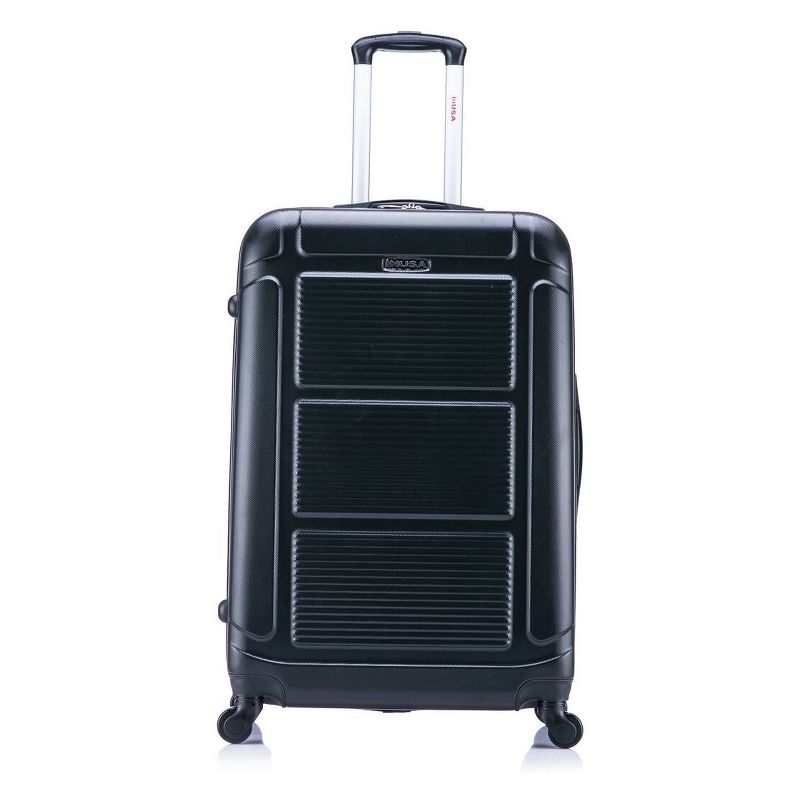 InUSA Pilot Lightweight Hardside Large Checked Spinner Suitcase, 3 of 8