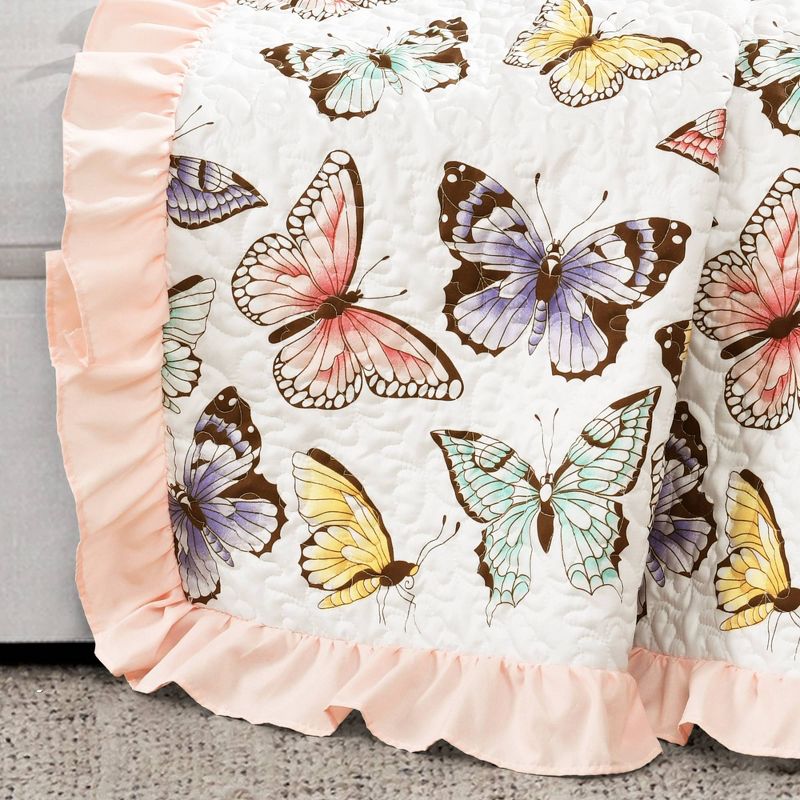50"x60" Kids' Flutter Butterfly Throw Blanket - Lush Décor, 2 of 5