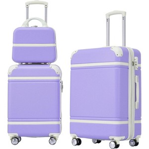 Lightweight Luggage,3 Piece Expandable Luggage Set with Spinner Wheels & TSA Lock  for Family Travel - 1 of 4