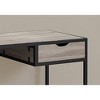 Monarch Specialties Computer Desk Home Office Laptop Storage Drawer 42InchL Work Metal Laminate Brown Black Contemporary Modern - 4 of 4