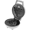 Waffle Wow Pine Tree Mini Waffle Maker - Cute 4 Inch Waffler Iron, Electric Non Stick Breakfast, Treat for Adults, Kids, Parties - 3 of 4