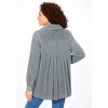 Woman Within Plus Size Pleat-Back Corduroy Jacket - 3 of 4