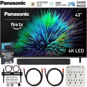Panasonic W70 Series 43 inch LED 4K Ultra HD Smart Fire TV with Soundbar Bundle - 1 of 4