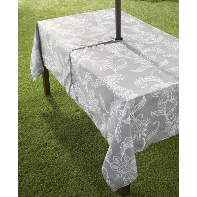 plastic tablecloth for umbrella table