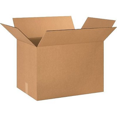 The Packaging Wholesalers 24" x 16" x 16" Shipping Boxes 48 ECT Double Wall Brown 15/Bundle