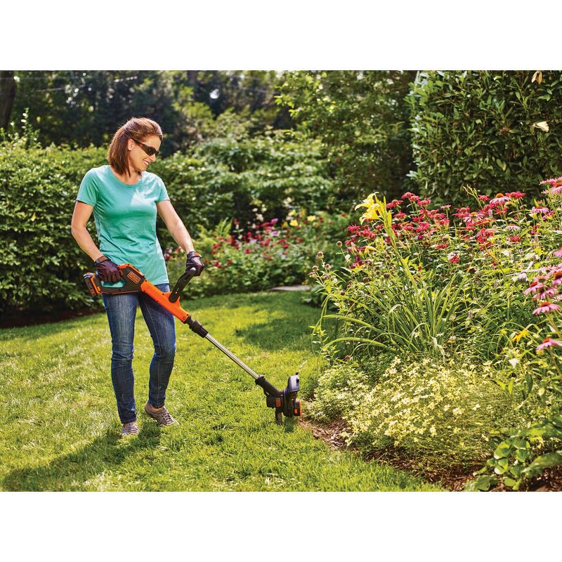 Black & Decker LSTE525 20V MAX 2-Speed EASYFEED Lithium-Ion 12 in. Cordless String Trimmer/ Edger Kit (1.5 Ah), 3 of 12