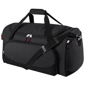 Gym Bag for Men - 55L Black Durable Large Duffle Bag for Travel, Worko - 1 of 4
