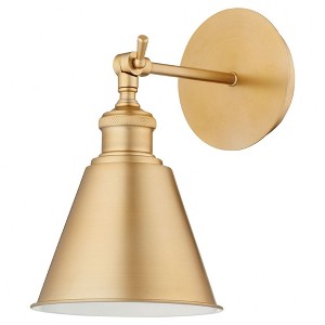 Quorum Lighting 1 - Light Sconce in  Aged Brass - 1 of 4