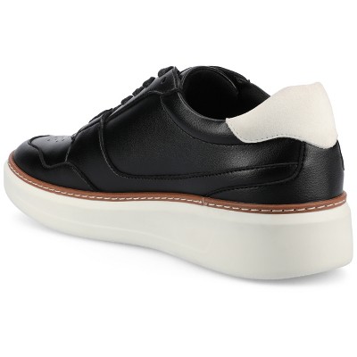 Vance Co. Vance Mens Hustle Perforated Low Top Court Sneaker, Black 10 — фото 7