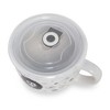 Silver Buffalo Disney Nightmare Before Christmas Santa Jack Wreath Ceramic Soup Mug With Lid - 2 of 4