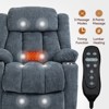 CAVINAS Power Lift Recliner Chair, Heated Lumbar Massage with 3 Vibration Modes, USB Charging Ports & Stainless Steel Cup Holders - 4 of 4