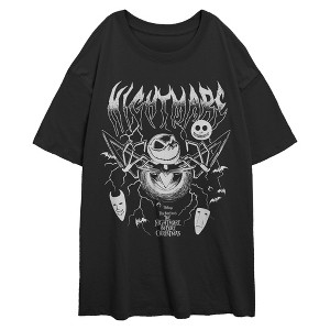 Juniors The Nightmare Before Christmas Jack Skellington and Little Ghouls T Shirt - 1 of 2