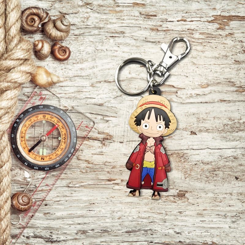Great Eastern Entertainment Co. One Piece Monkey D. Luffy PVC Keychain, 3 of 4
