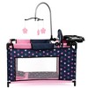 Bayer Design Navy & Pink Multi-Bed Playpen for Dolls with Highchair & Mobile - 2 of 4