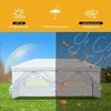 KTMBDW 10' x 20' Pop Up Canopy Tent, Heavy Duty Instant Sun Shelter, Large Tents for Parties with Carry Bag for Outdoor, Garden - 2 of 4