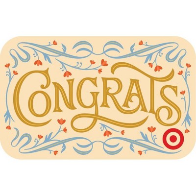 Congrats Wedding Target GiftCard