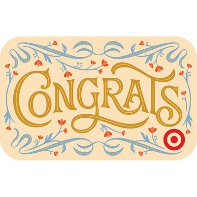 Congrats Wedding $20 Target GiftCard