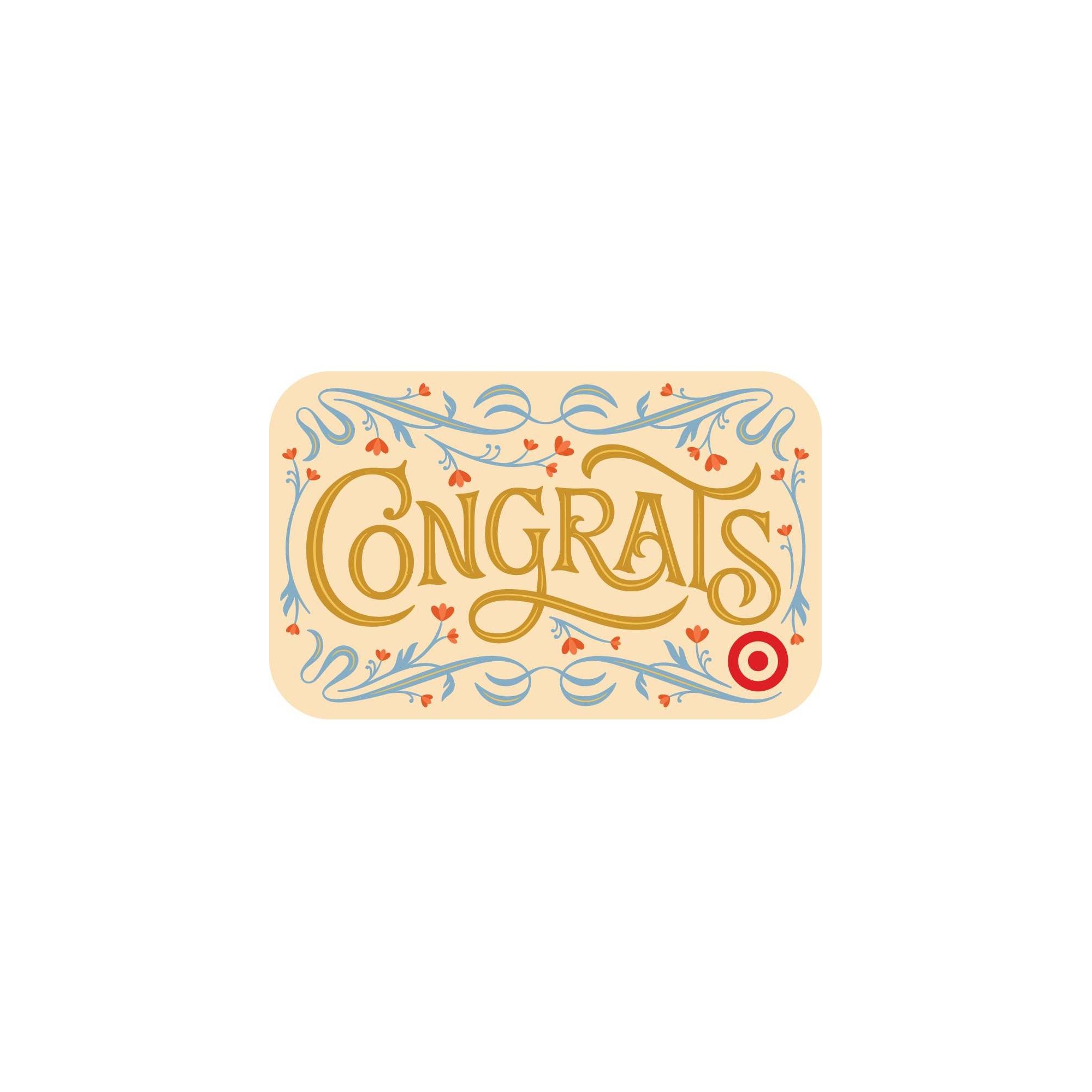 Congrats Wedding $100 Target GiftCard