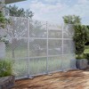 Lirago Metal Outdoor Privacy Screen Freestanding Patio Decorative Screens 72"x35" White - 4 of 4