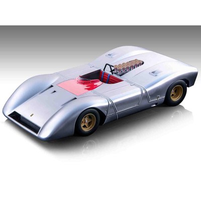 Ferrari 612 Can-Am Aluminum Metallic "Press Version" (1968) "Mythos Series" Limited Ed to 65 pcs 1/18 Model Car by Tecnomodel