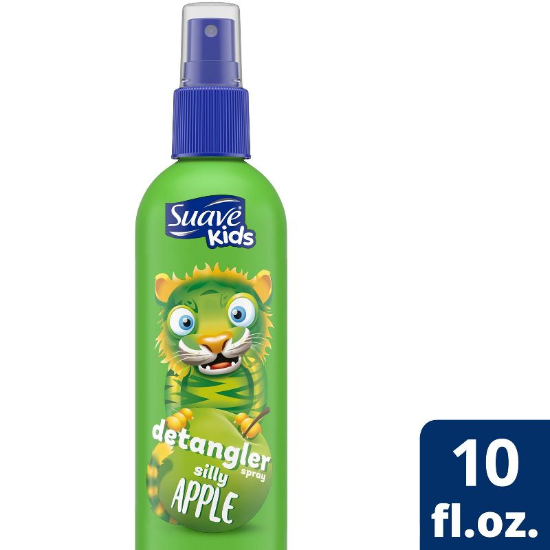 Suave Kids Detangler Spray For Tear-Free Styling Silly Apple - 10 fl oz, 1 of 8