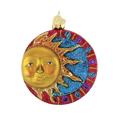 Old World Christmas 3.25 In Jeweled Sun Tree Ornament , Ornament Rays East West (1PC)