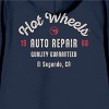 Hot Wheels Auto Repair Adult Navy Long Sleeve Hooded Sweatshirt - 4 of 4