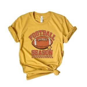 Simply Sage Market Women's Football Season Star Short Sleeve Graphic Tee - 1 of 4