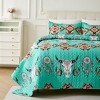 Acoinel Horn Bohemian 3pcs Comforter Set，with 1 Comforter & 2 Pillowcase, Queen - 3 of 4