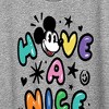 Women's - Disney - Mickey Mouse Have A Nice Day Short Sleeve Graphic T-Shirt - 2 of 4