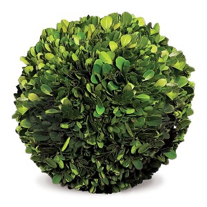 Plum & Post Boxwood Ball Faux (Fake) 8" - 1 of 4