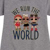 - LOL Surprise! - Grrrls Run the World Graphic Short Sleeve Fleece Dress - 2 of 4