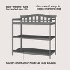 Child Craft Arch Top Infant Changing Table, Water-Resistant Pad and Safety Strap, Anti-Tip Kit Included to Prevent Tipping, Baby Safe Finish - 3 of 4