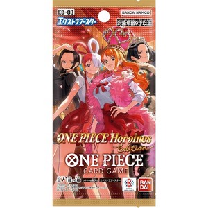 Bandai One Piece Card Game Extra Booster Heroines Edition EB-03 Booster Pack (Japanese) - 6 Cards - 1 of 1