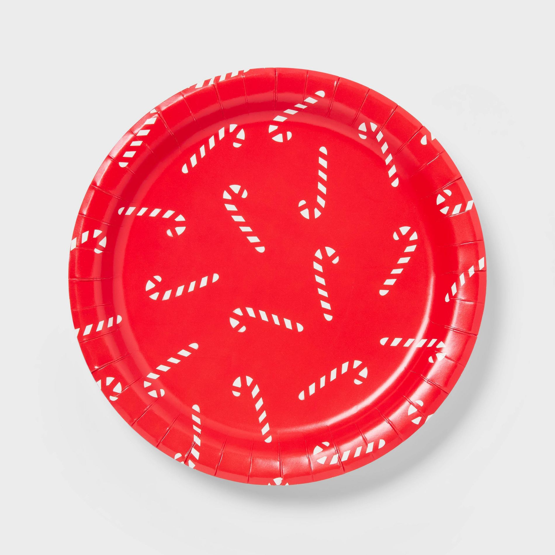 20ct Christmas Candy Cane Dinner Plates - Spritz™