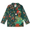 Scooby-Doo Boys' Christmas Character Tree Reindeer Button Sleep Pajama Set - 3 of 4