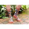 Crazy Dog T-Shirts Bacon And Eggs Socks Funny Breakfast Food Footwear (Black) - Mens (7-12) - 3 of 4
