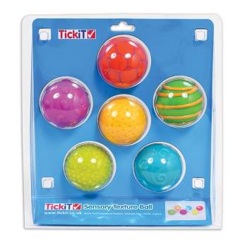 TickiT Sensory Texture Balls, Set of 6