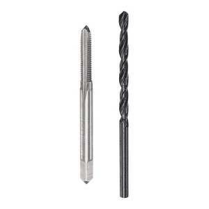 Unique Bargains Straight Flute Tapping Threading Repair Tool Tap and Drill Set - 1 of 3