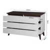 CAVINAS Dresser for Bedroom,Storage Cabinet Dressers & Chest of Drawers with 5/6 Drawer for Living Room,Entryway,Hallway - 3 of 4