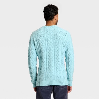 Men's Cable Crewneck Sweater - Goodfellow & Co