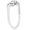 Pompeii3 1/2 Carat 2 Stone Forever Us Diamond Engagement Ring White Gold - Size 9.5 - 3 of 4