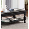 NicBex Set of 2 Cream White Nesting Coffee Tables for Living Room,Irregular Center Table with Side Table,Living Room Furniture,Round - 4 of 4